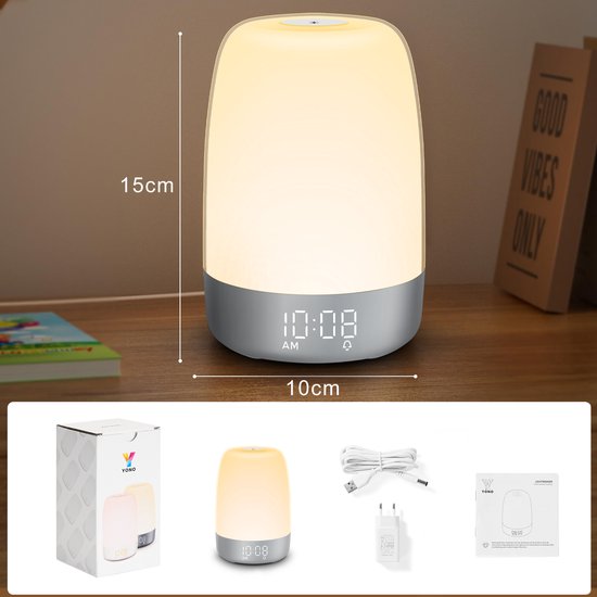 Simulated Sunrise Lamp with Soothing Sounds