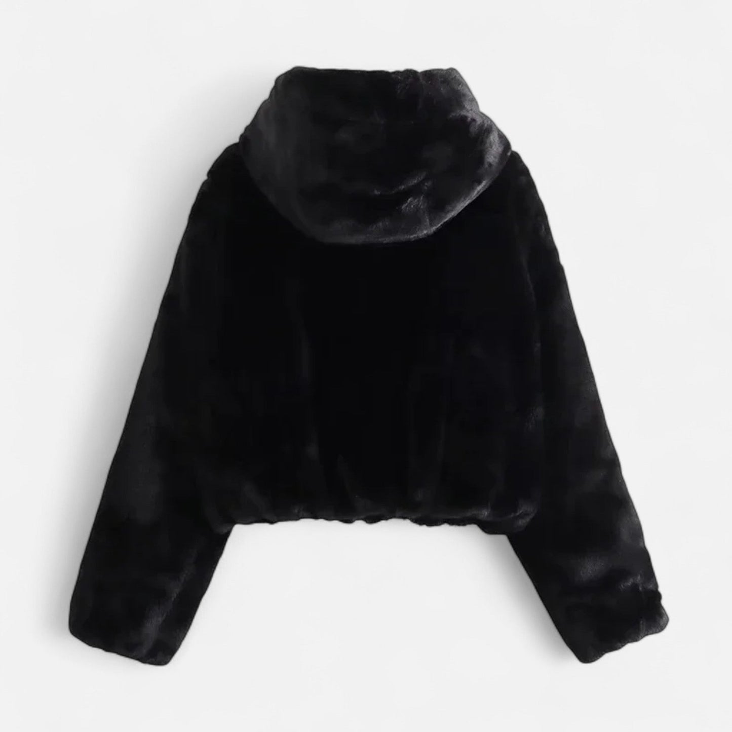Women's Oversized Plush Faux Fur Hooded Coat