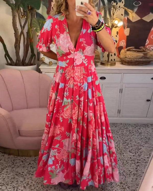 Colorful Garden Party Dress