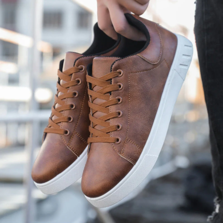 Comfortable Low Top Mens Sneakers with Simple Style