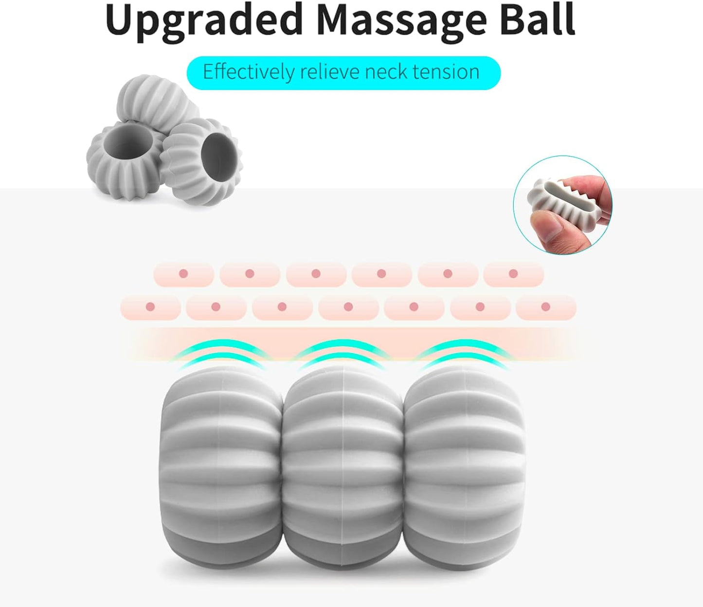 Deep Tissue Shoulder Massager - Strong Relief Tool