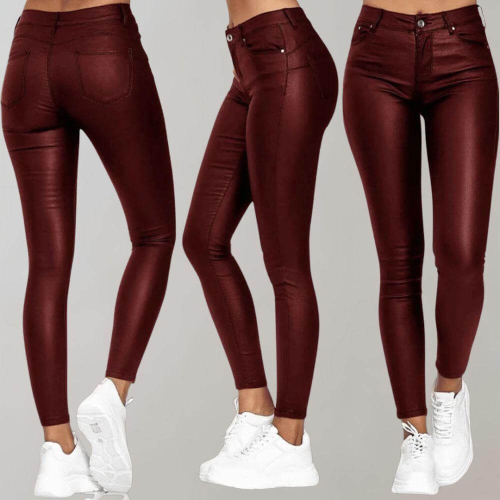 Ladies Genuine Leather Trousers