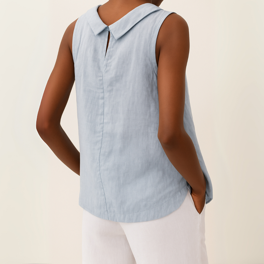 Tank Style Crew Neck Women's Top