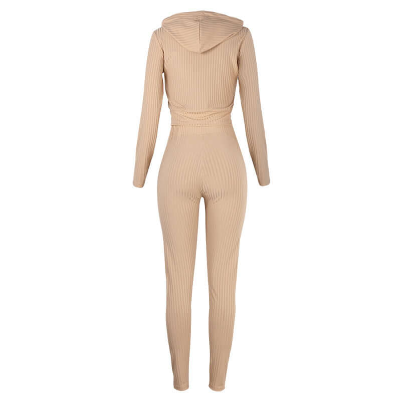 Ladies' Fitted Sport Hoodie Suit