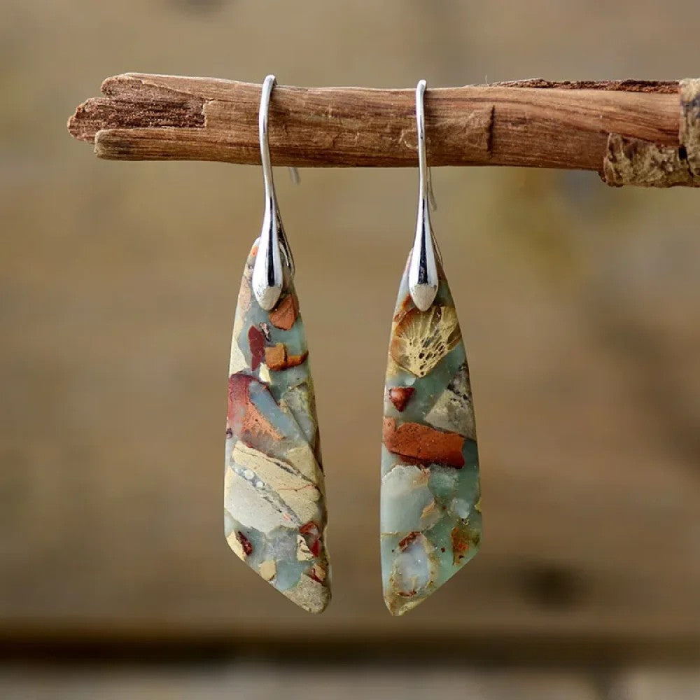 Vintage Style Drop Earrings - Luxivelle