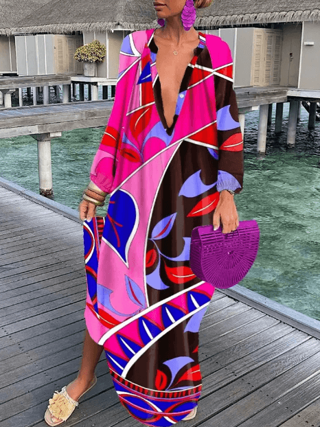 Vibrant Floral Sundress for Women