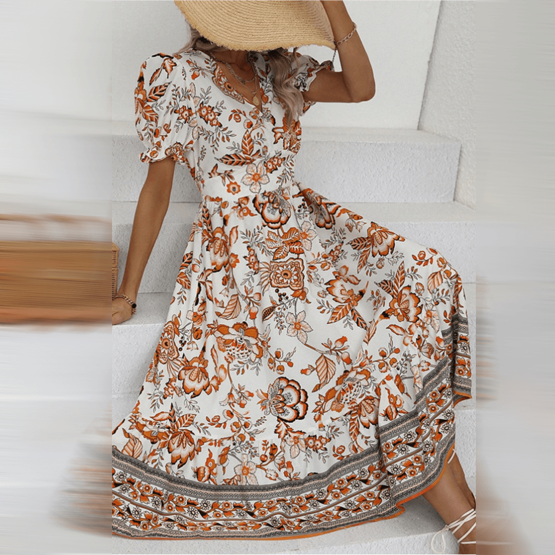Classic Beautiful Floral Dress