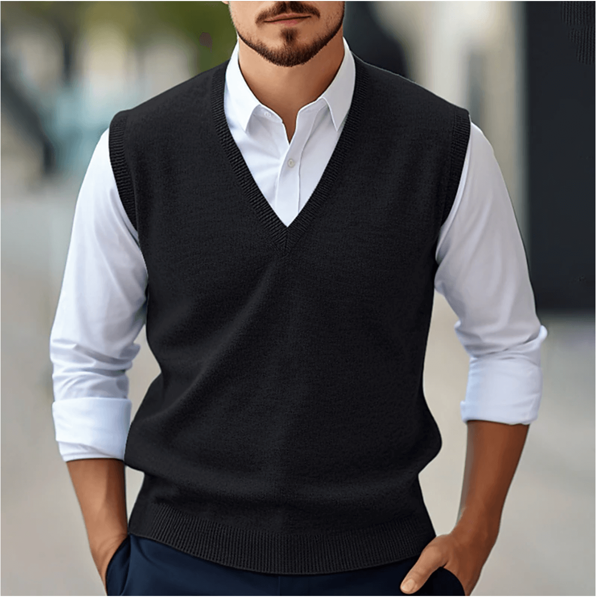 Tank Top Crew Neck Jumper