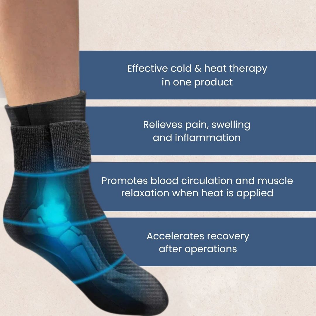 Heated Cold Therapy Foot Wrap - Pain Relief Wrap