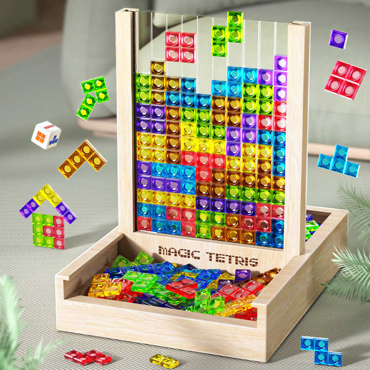 Eco Friendly Wood Puzzle Game for Kids and Adults