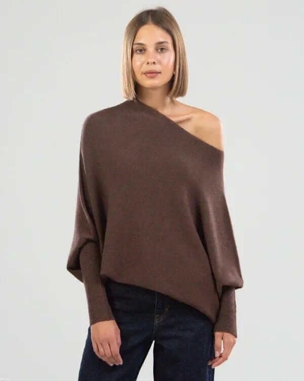 Relaxed Fit Soft Knit Sweater