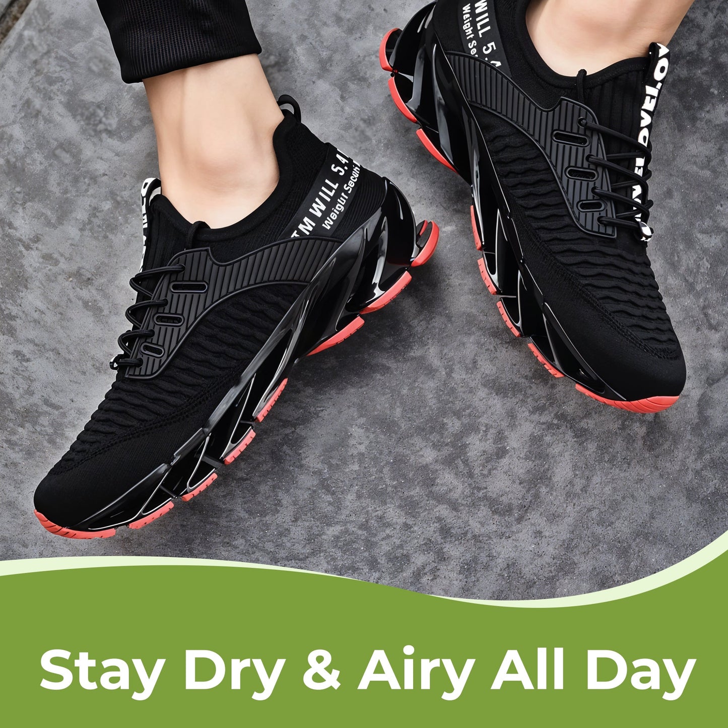 Comfortable Mens Sports Running Sneakers