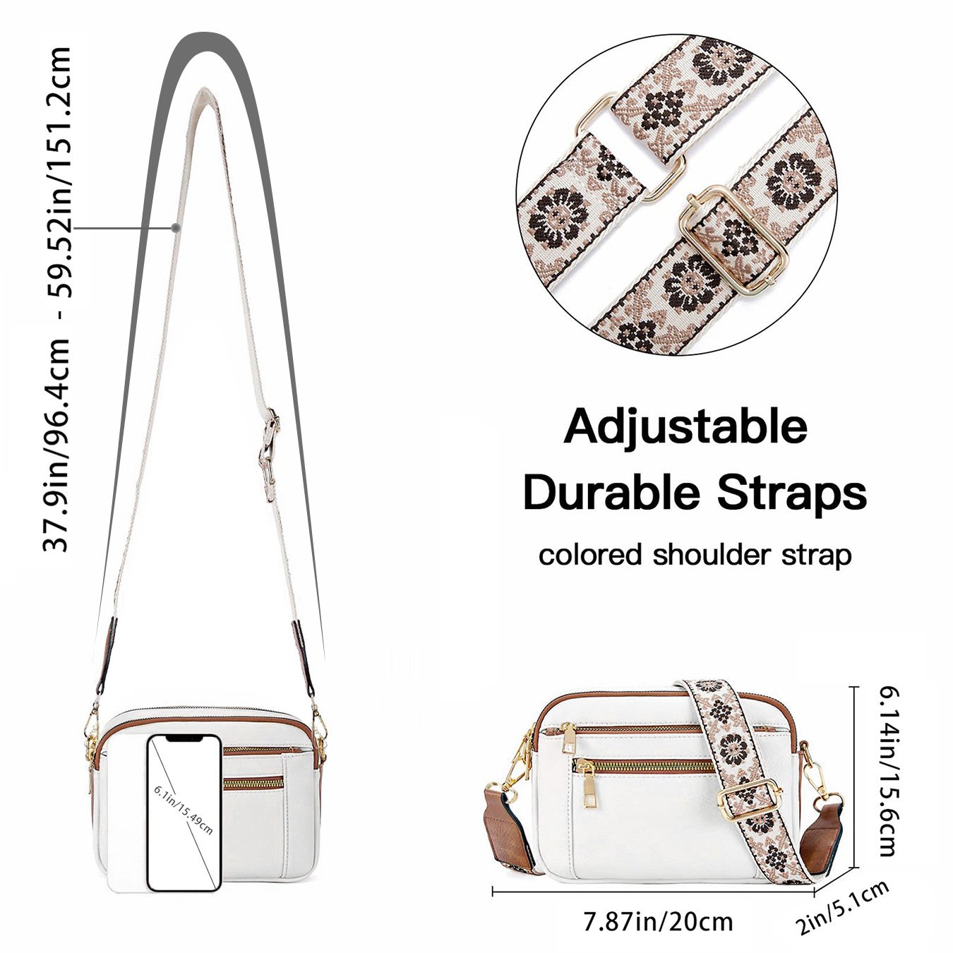 Stylish Women's Cross Body Leather Handbag Purse