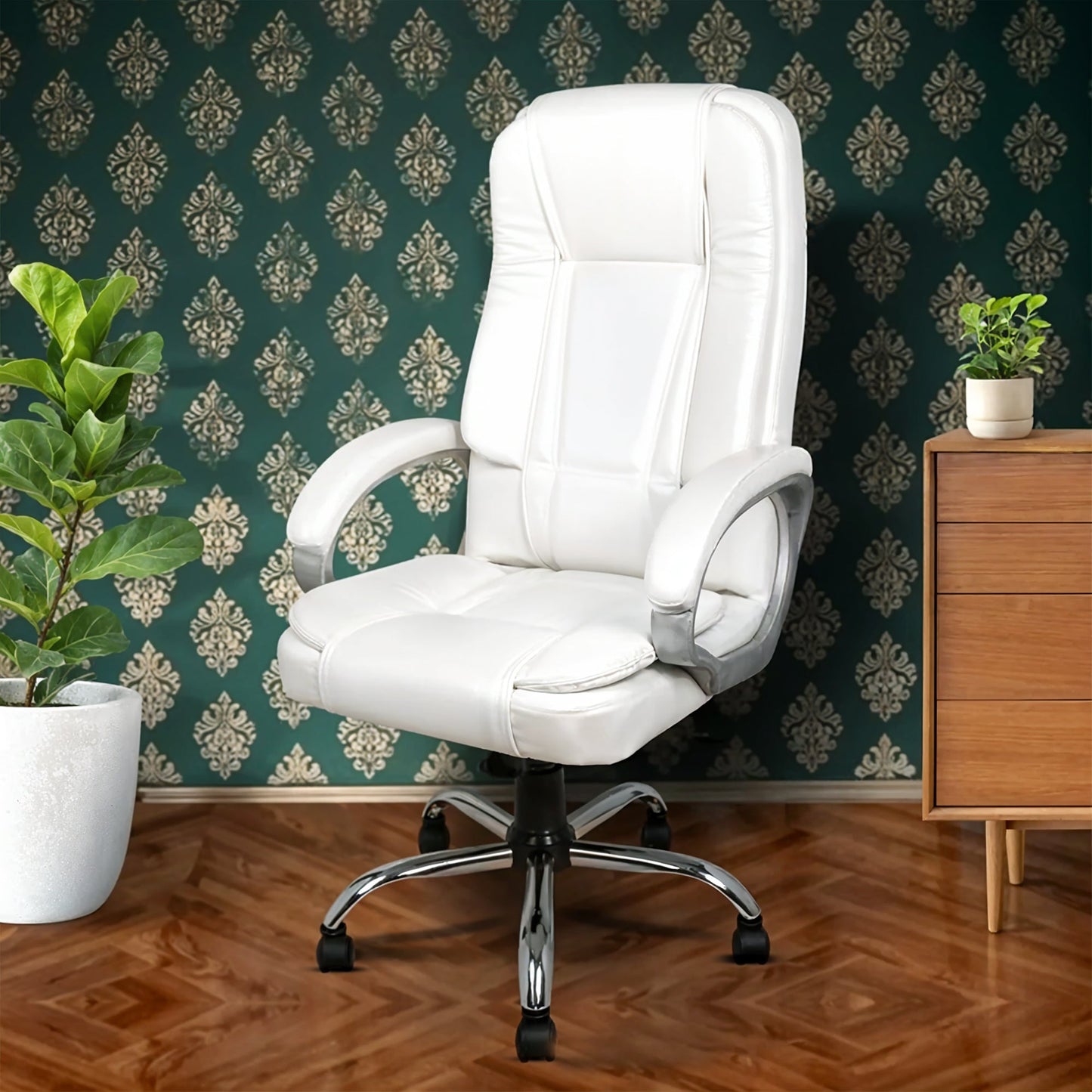 Executive Genuine Leather Desk Chair
