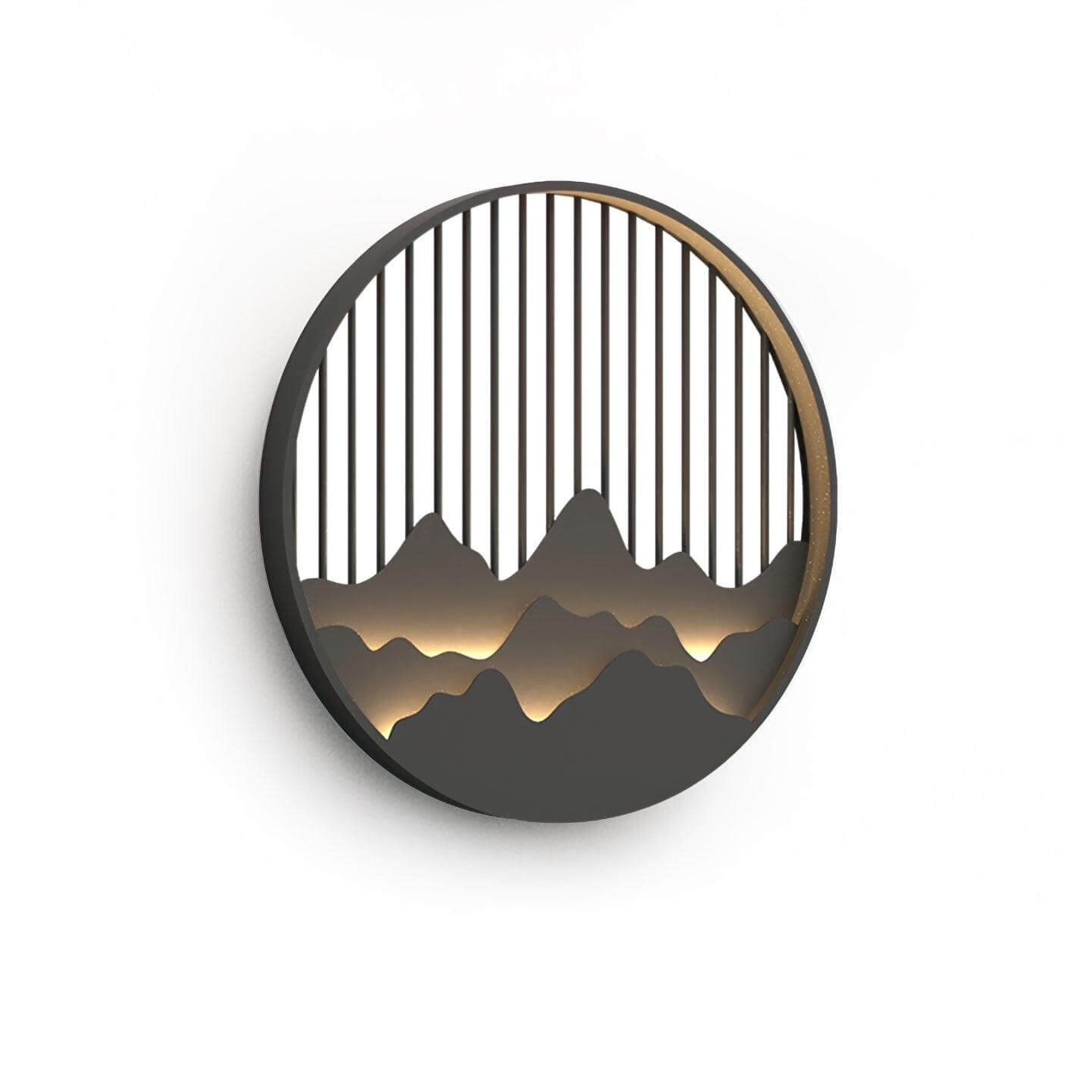 Rustic Outdoor LED Wall Lamp with Nature Design
