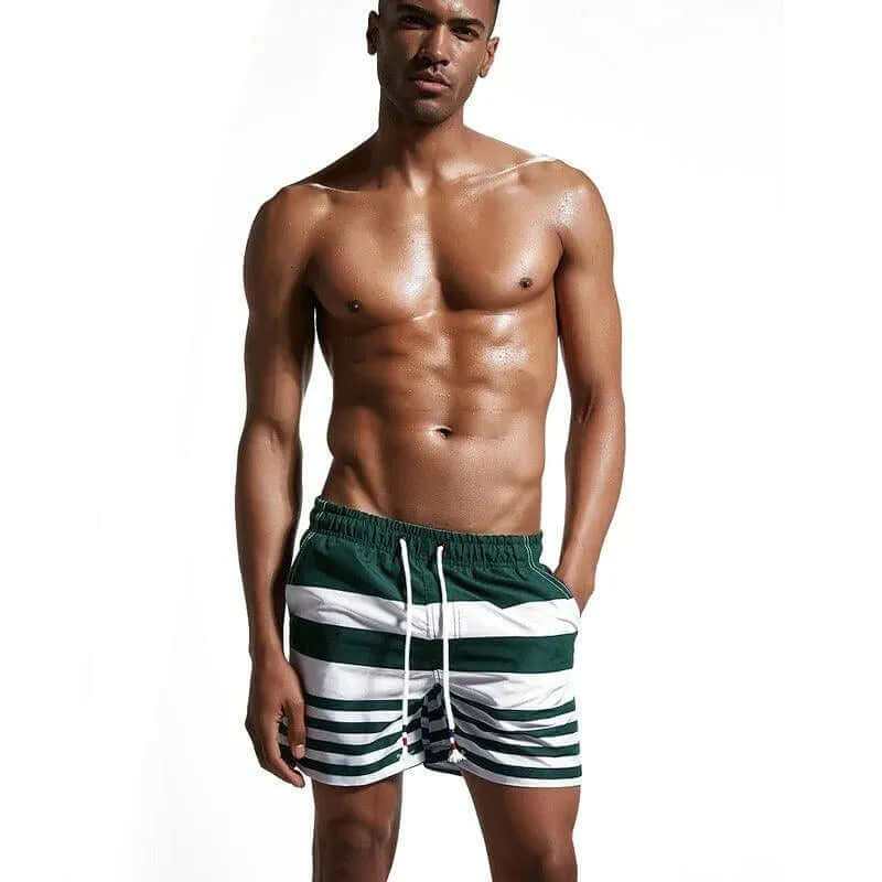 Men's Breathable Navy Swim Trunks