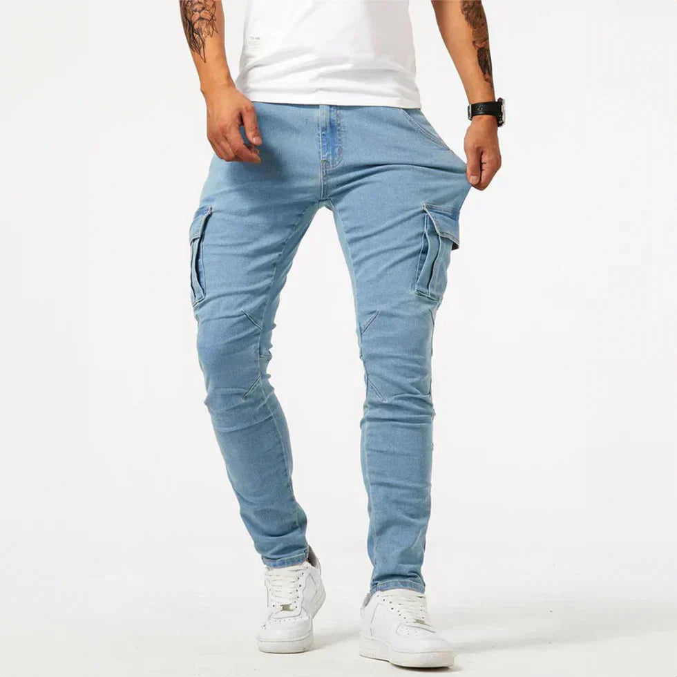 Men's Fitted Straight Leg Jeans