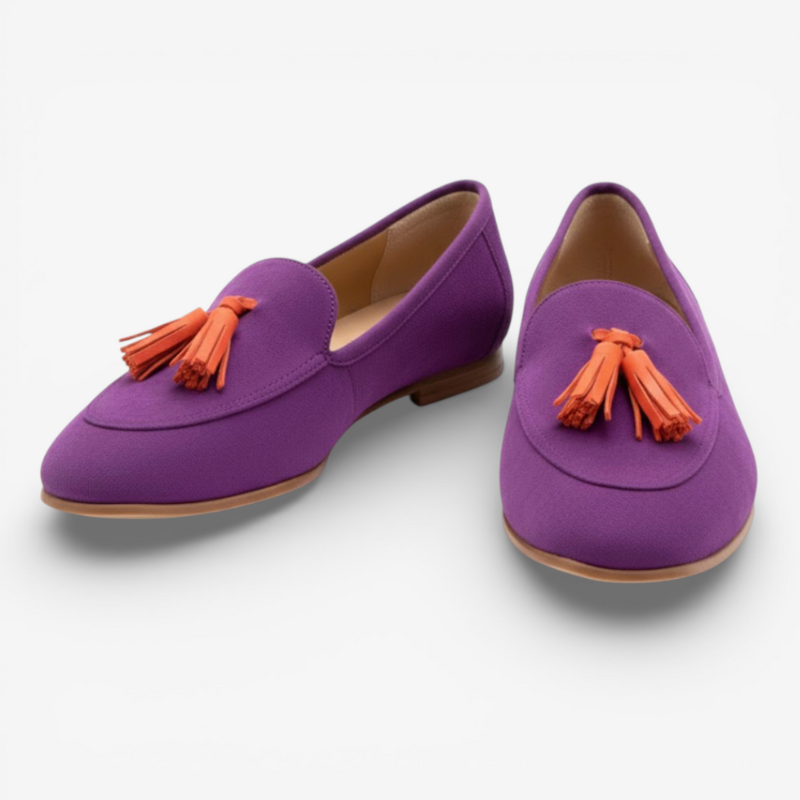 Comfortable Women's Slip On Leather Loafers