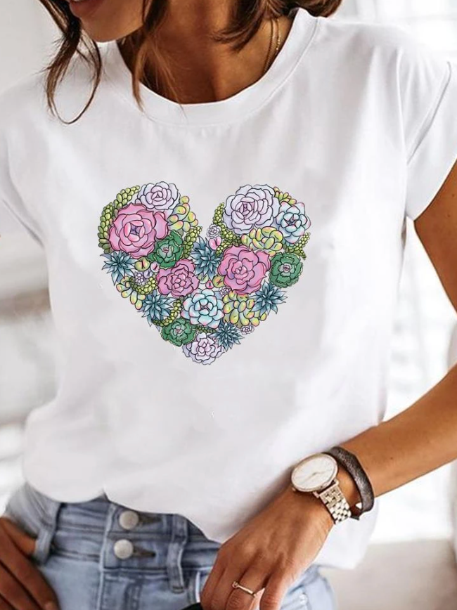 Classic White T-Shirt | Women's T Shirt 4