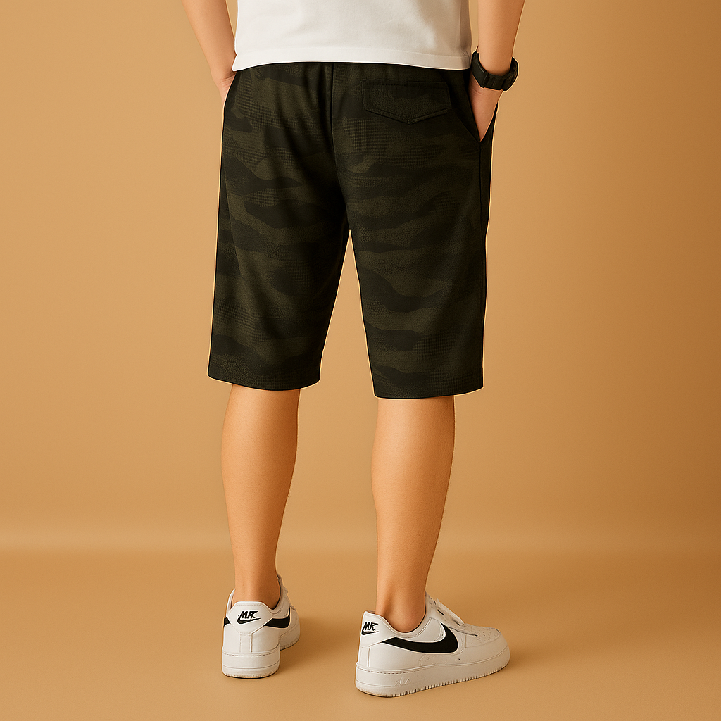 Tactical Khaki Shorts for Men with Extra Pockets