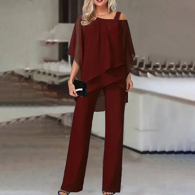 Variant image for Barbara | Two Piece Pants Set - Comfortable Fabric-19