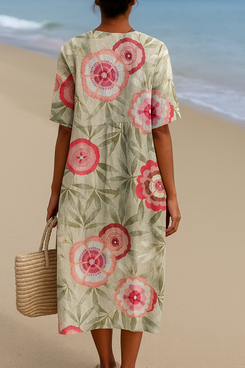 Bohemian Floral Maxi Summer Dress