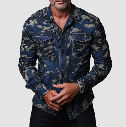 Jasper | Canvas Retro Wear Lapel Jacket