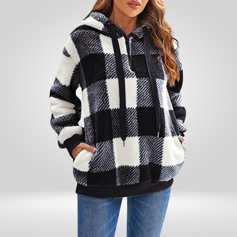 Daniela | Classic half zip hoodie