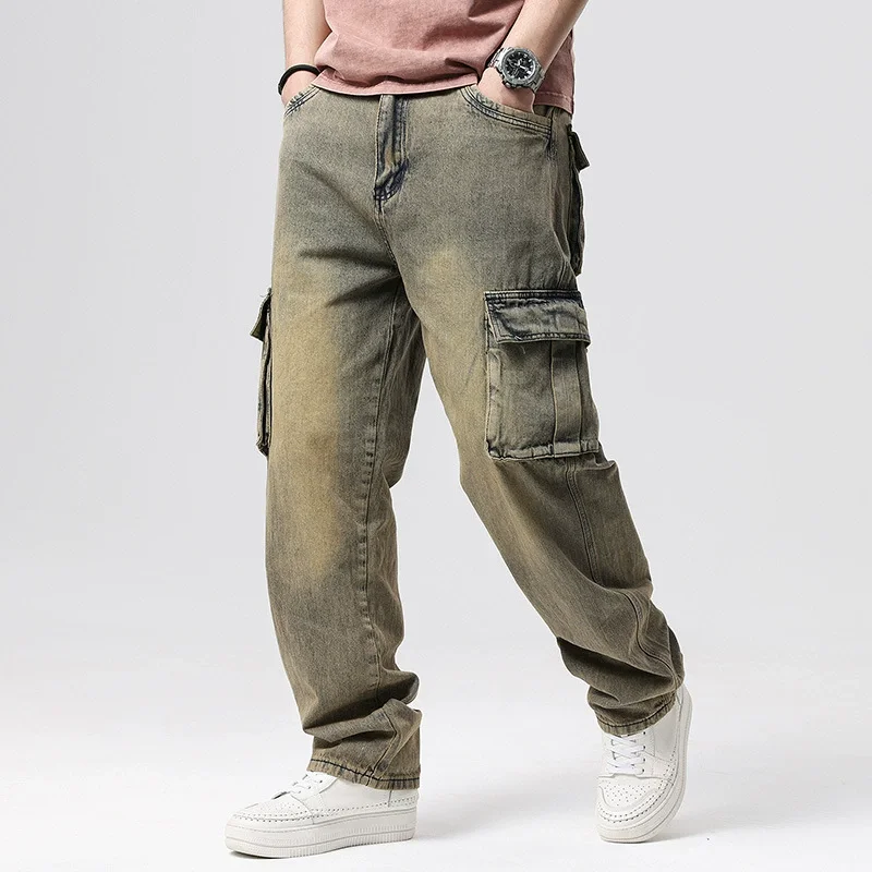 Luke | Denim Cargo Jeans