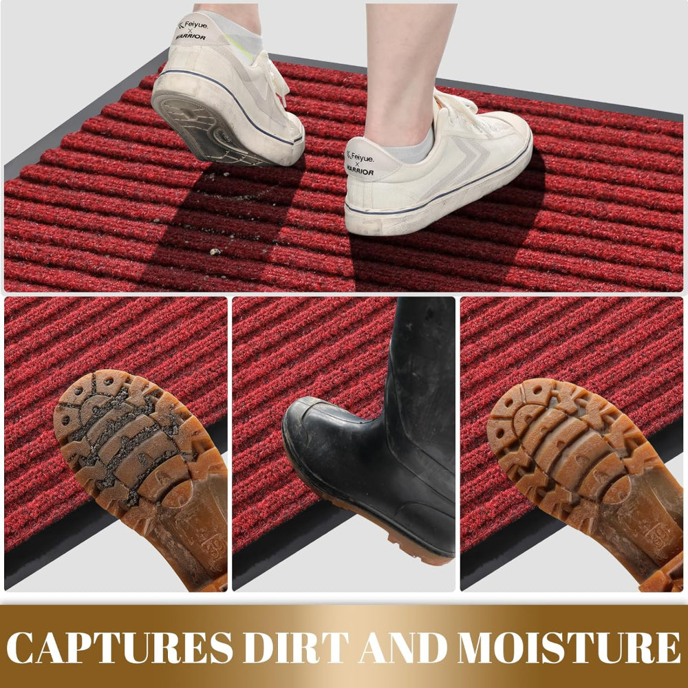 Waterproof Entrance Door Mat with Rubber Backing