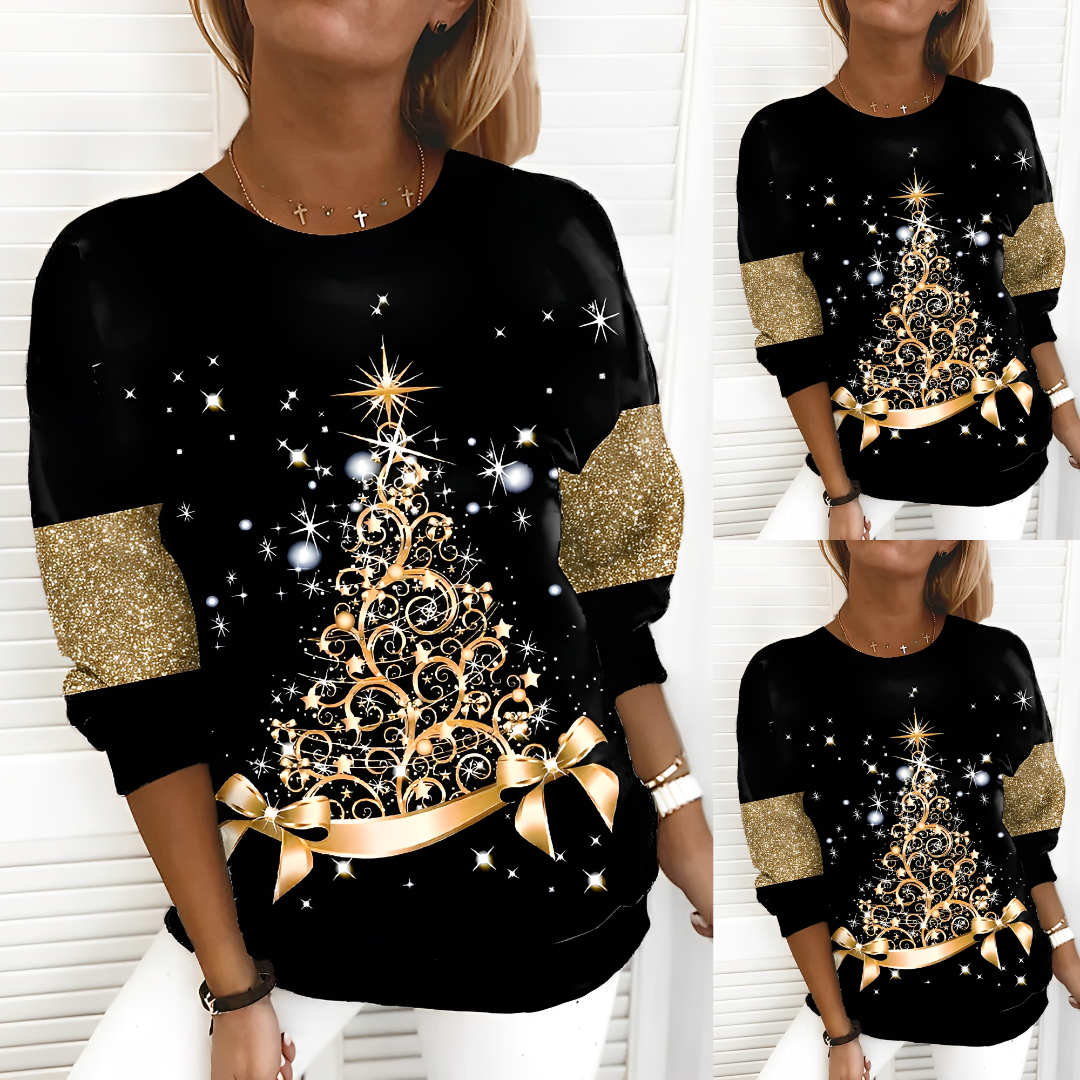 Festive Women's Christmas Sweatshirt Hoodie