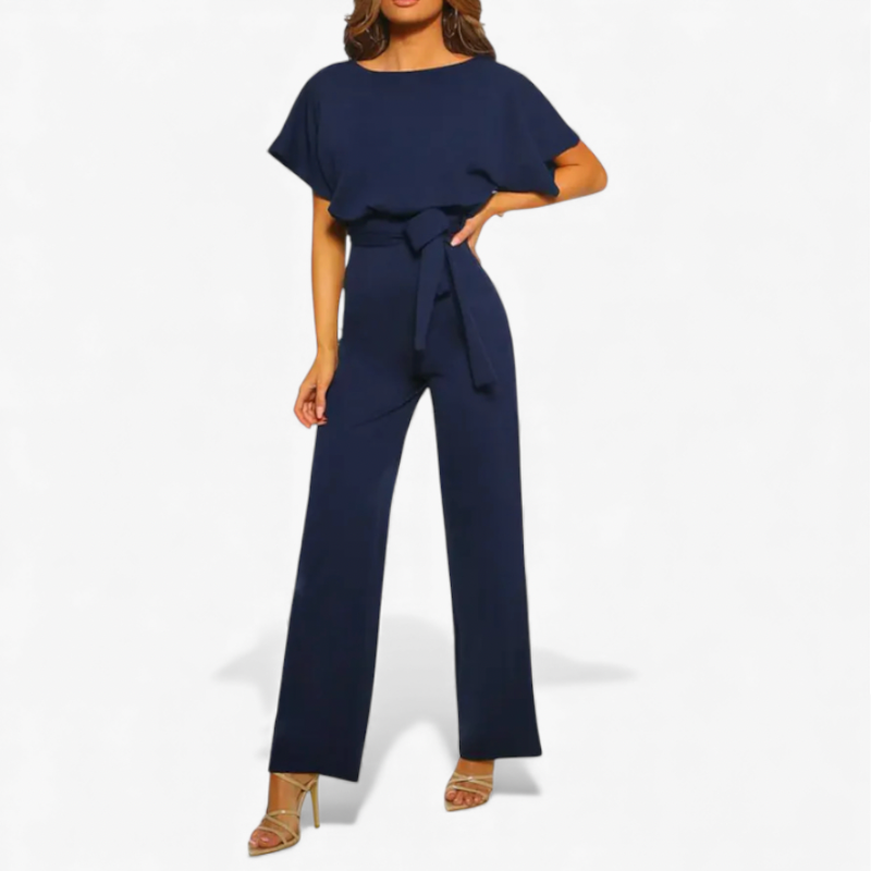 Ladies' Belted One Piece Jumpsuit