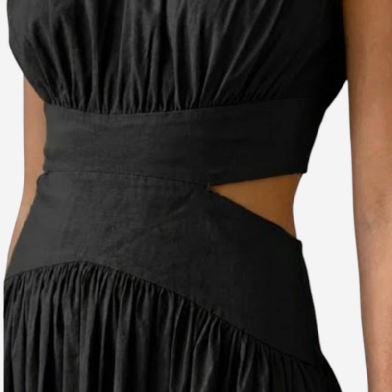Elegant Strapless Evening Gown Dress