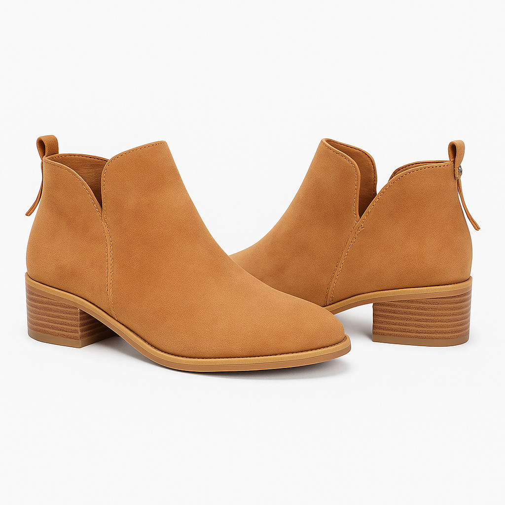 Ladies Soft Leather Ankle Boots