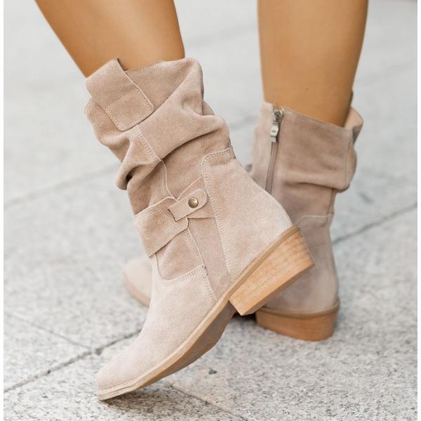 Elegant Ankle Boots with Zipper | Ladies Boots