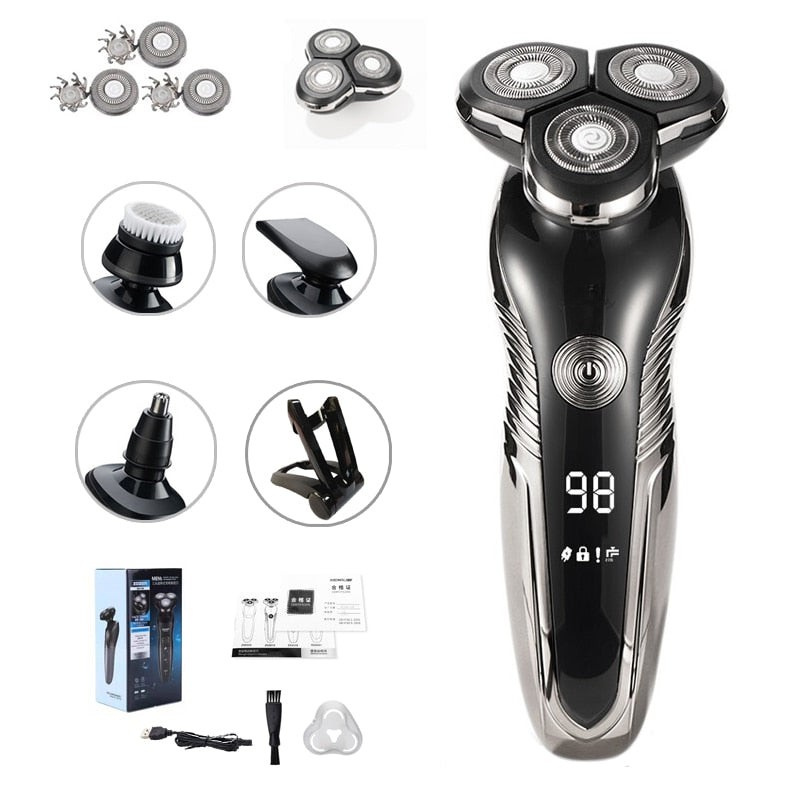 Premium Electric Shaver – Wet Dry Waterproof Razor