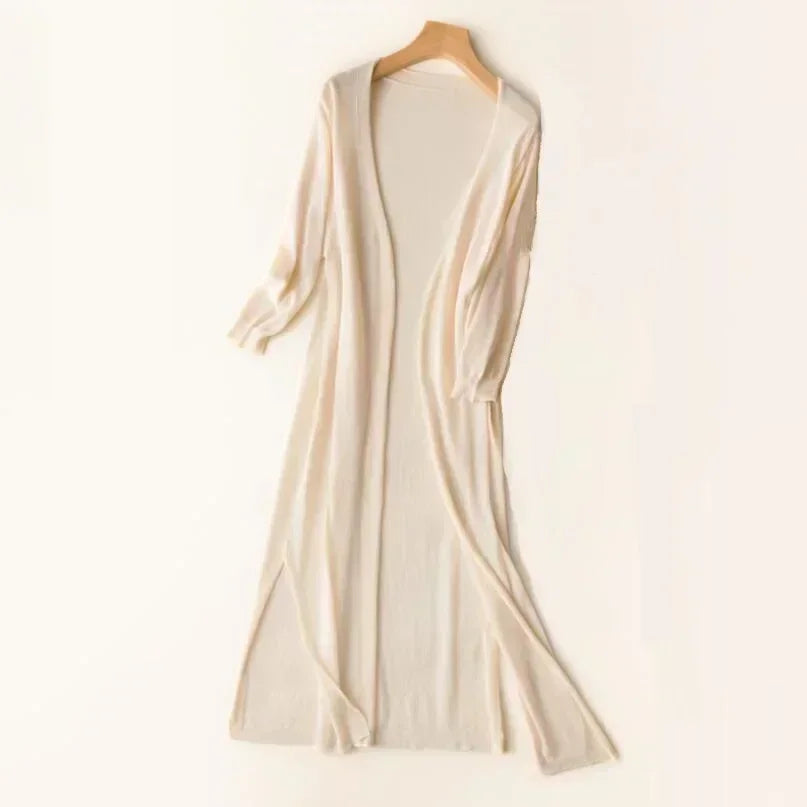 Lina | Elegant Lightweight Long Cardigan