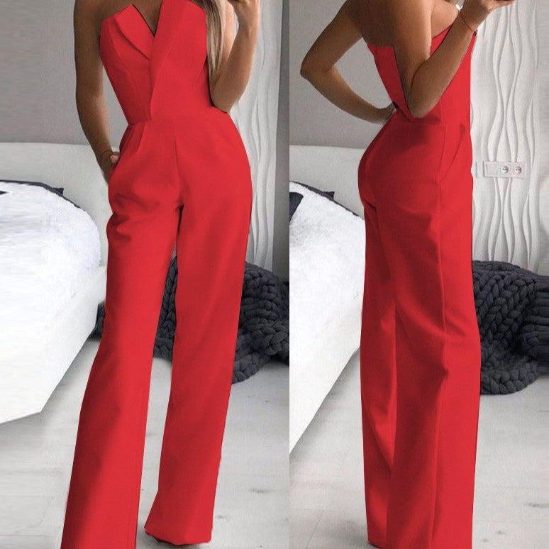 Trendy Tank Style Women's Jumpsuit