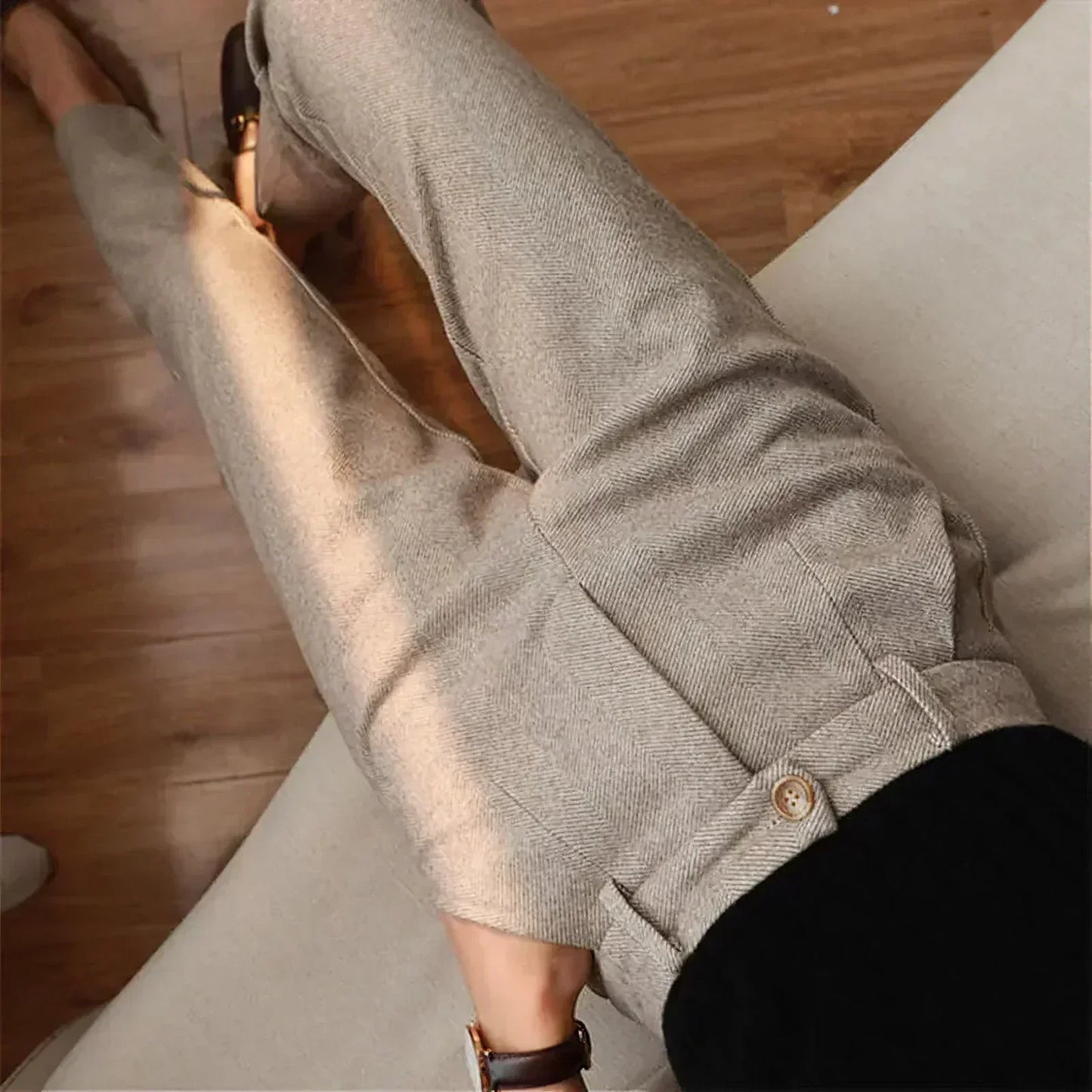 Fit Women's Slim Leg High Waisted Pants