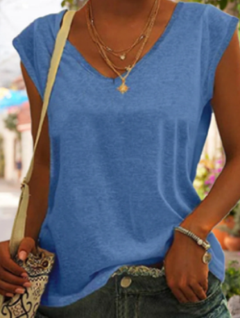 Marie | Elegant V Neck T Shirt