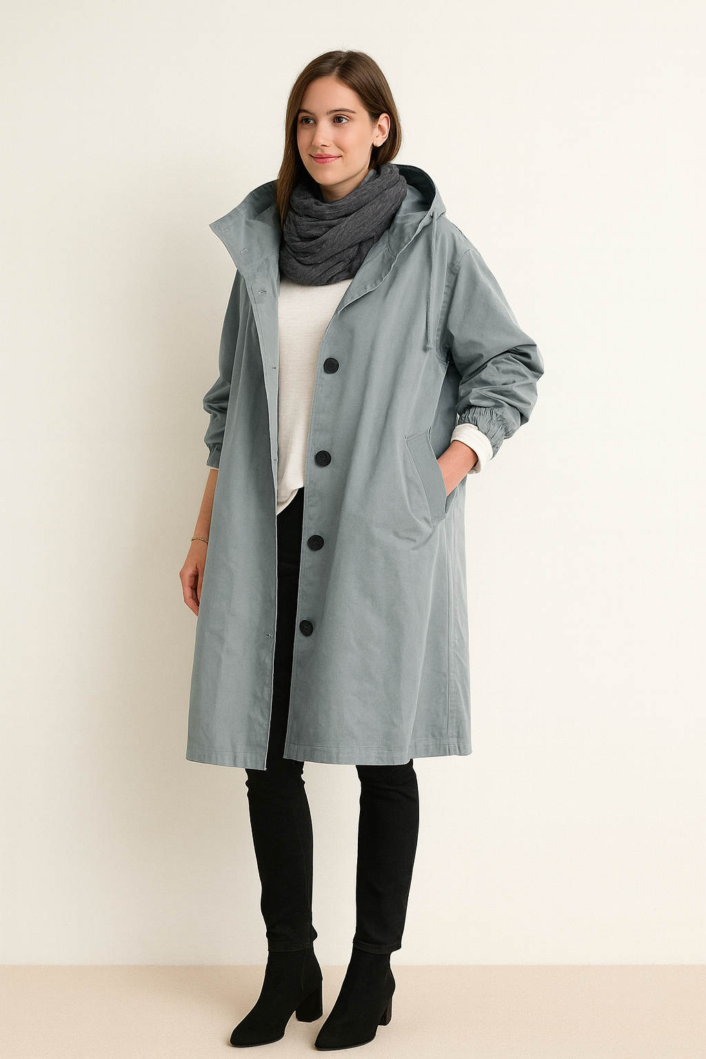 Women's Cozy Fall Long Cotton Coat