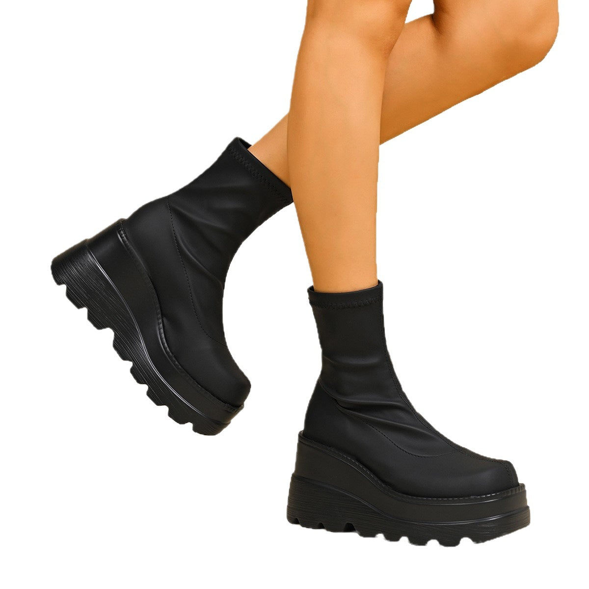Trendy Women's Ankle High Boots