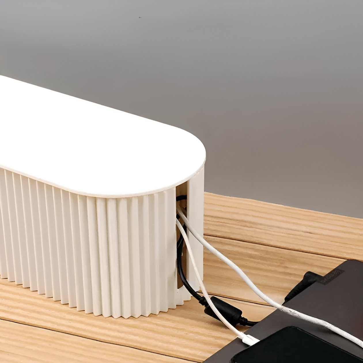 Slim Cable Management Box - Pastel Colour Cable Organizer