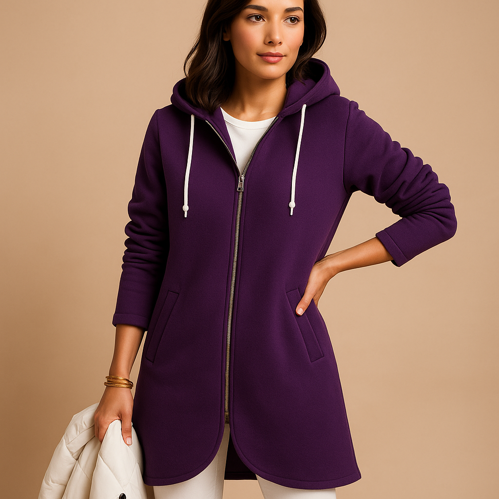 Comfy Women's Hooded Fleece Jacket