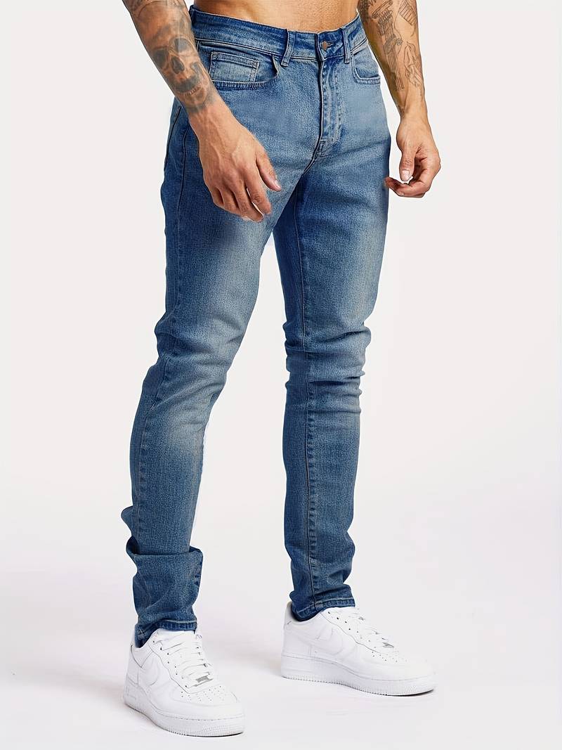 Classic Fit Low Rise Mens Slim Jeans