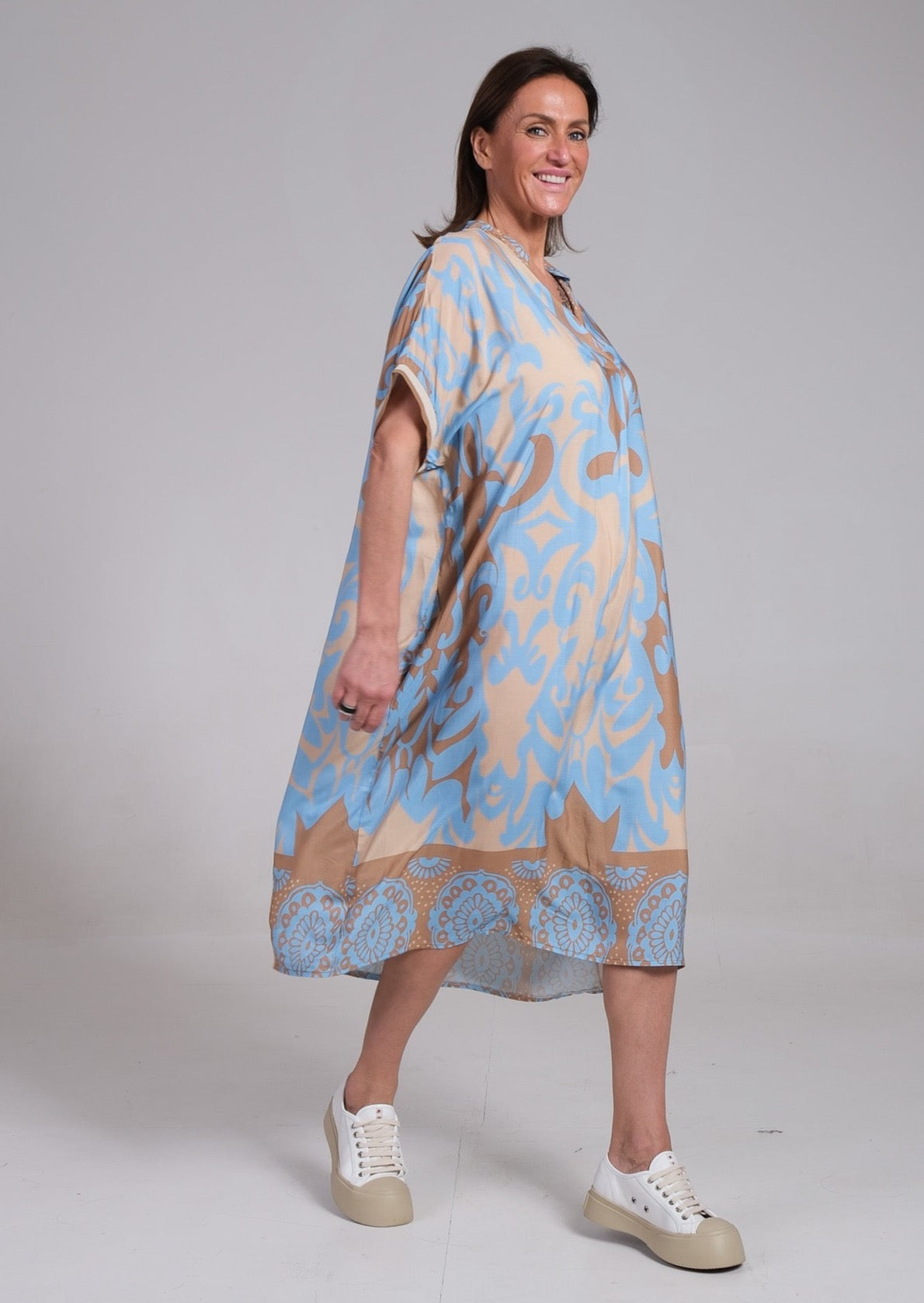 Beautiful Flower Print Women's Dress