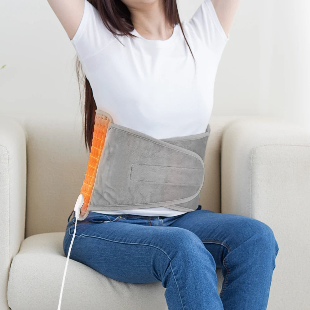 Warm Therapeutic Massage Cushion - Soft Heat Relief Seat