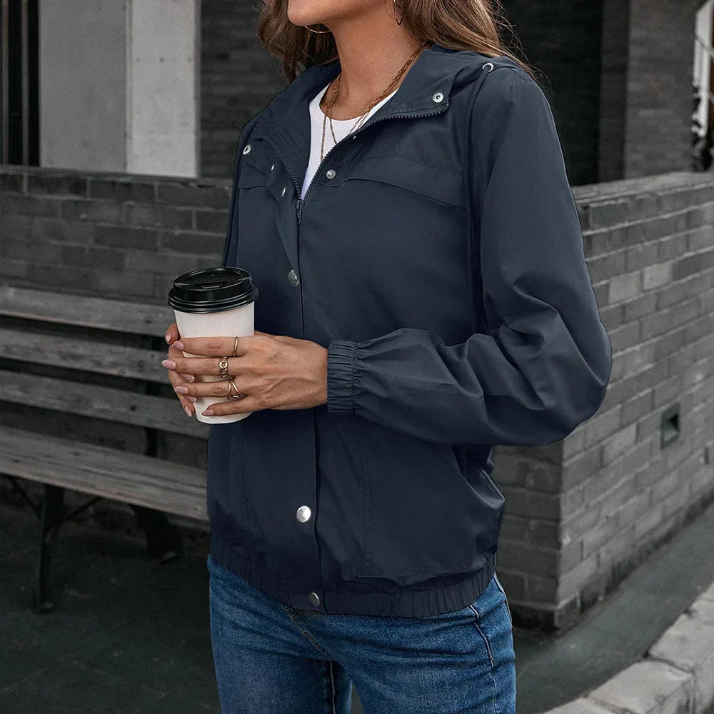 Johanna | Waterproof hooded trench coat