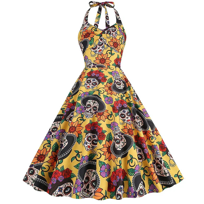 Kristin | Stylish and Comfortable Halloween Midi Dress