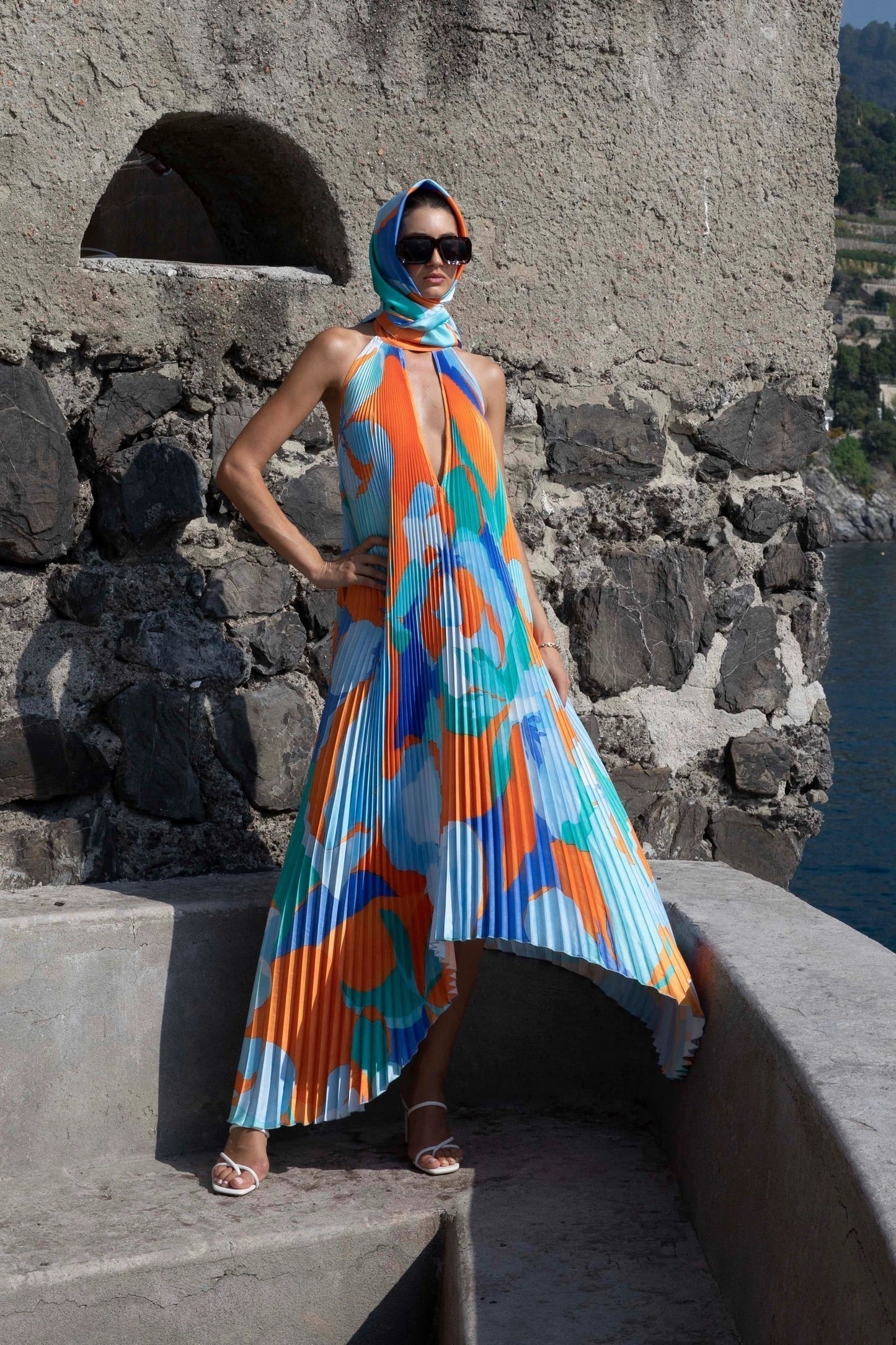 Beautiful Floral Floor Length Maxi Dress